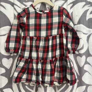 Plaid Tiered Tunic